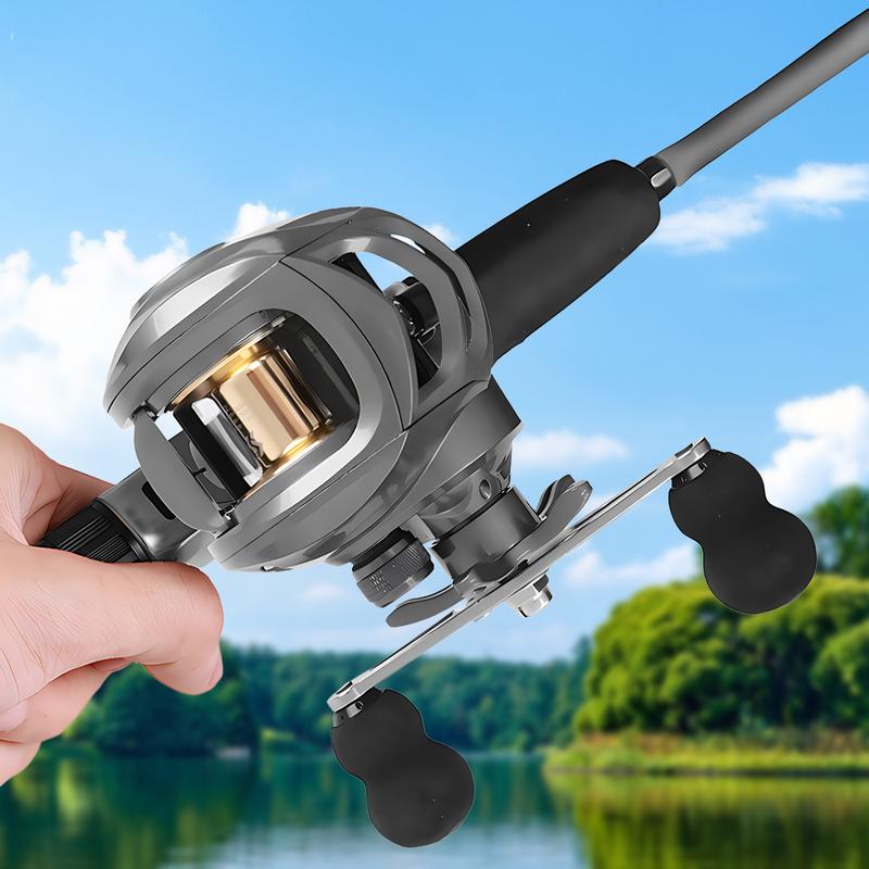 Fishing Pole Combo Fishing Rod Reel Combos Lures Set Spin Reels Smooth Fishing Reel Bait Cast Reel Combo Carbon Fiber For
