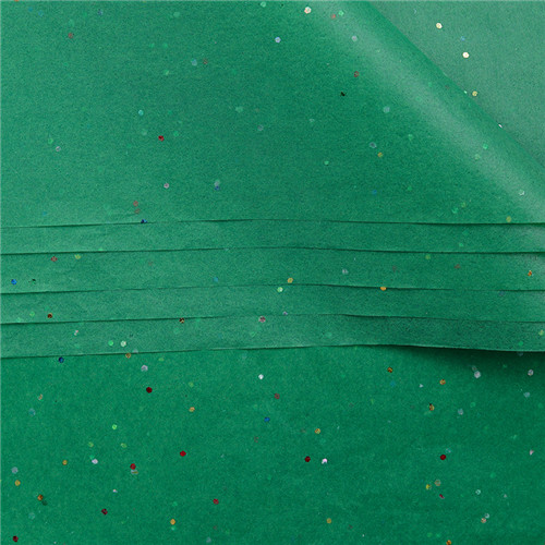 10 hojas de papel tisú con lentejuelas brillantes de 50x66CM, papel artesanal hecho a mano, flores, embalaje de , suministros de decoración del hogar para de boda: Azul oscuro