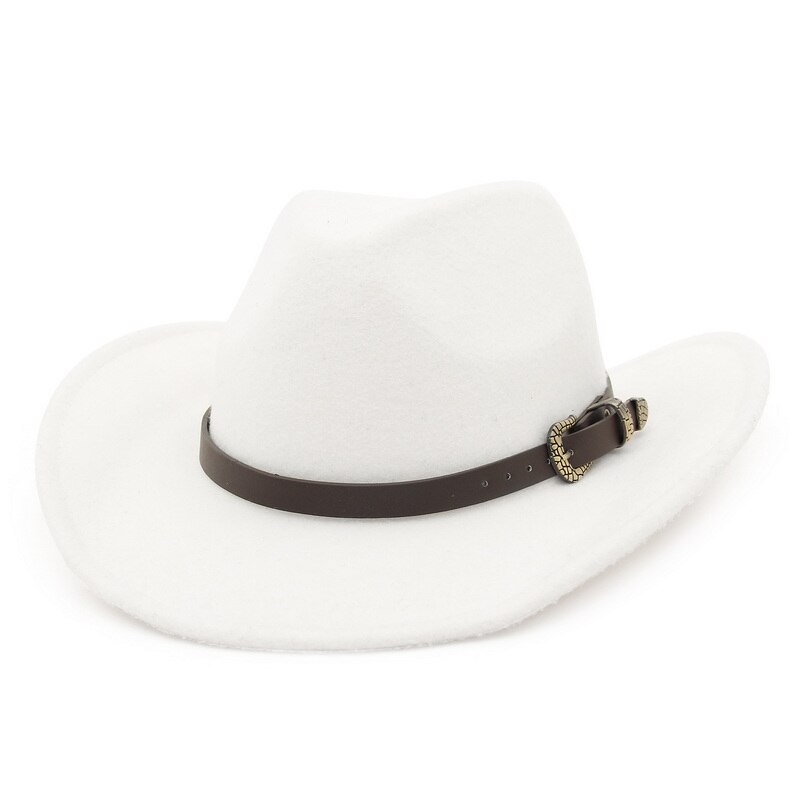 Chapéu de vaqueiro ocidental do chapéu da borda larga do chapéu do vaqueiro do branco do preto dos homens 9 estilos