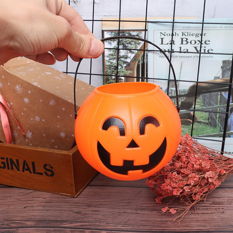 Halloween gresskar godteri holder bøtte kurv bøtte fest dekor