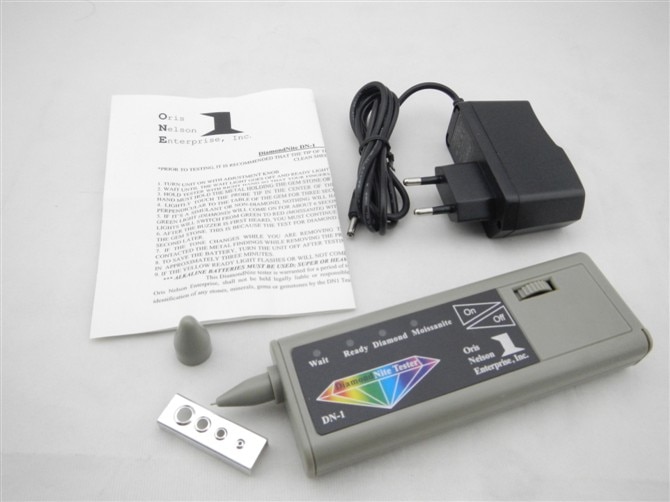 Testeur de pierres précieuses diamantées 2- en -1 pour bijoux, moissanites et détecteur de diamants