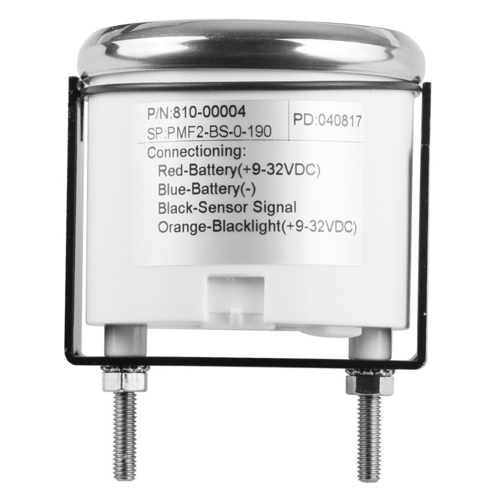 Medidor Digital de combustible Universal para coche Sensor de nivel de combustible E-1/2-F de 52MM y 2 ", medidor automático de 0-190ohm, modificación de señal de coche