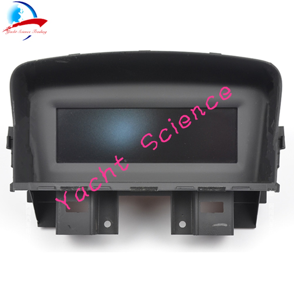 8 Pin car Iceblue Front Trip Computer Display screen Radio CD player Air-Con info LCD Monitor Screen for CHEVROLET CRUZE 9004441