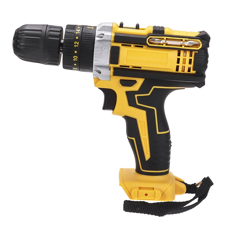 21V 3 in 1 Electric Cordless Impact Drill 28Nm Rechargable Electric Screwdriver Hammer Drill LED Adjustable Speed Power Tool