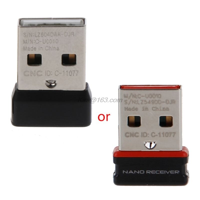 Receptor Dongle inalámbrico, adaptador USB unificador para logitech Mouse, teclado, conectar 6 dispositivos para MX M905, M950, M505, M510, M525, Etc.: Single channel