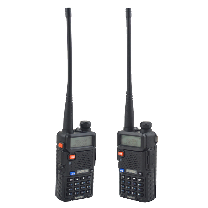 Baofeng bf -uv5r uv -5r dobbeltbånd vhf 136-174 mhz og uhf 400-520 mhz fm toveisradio baofeng wallkie-talkie med gratis ørepropp