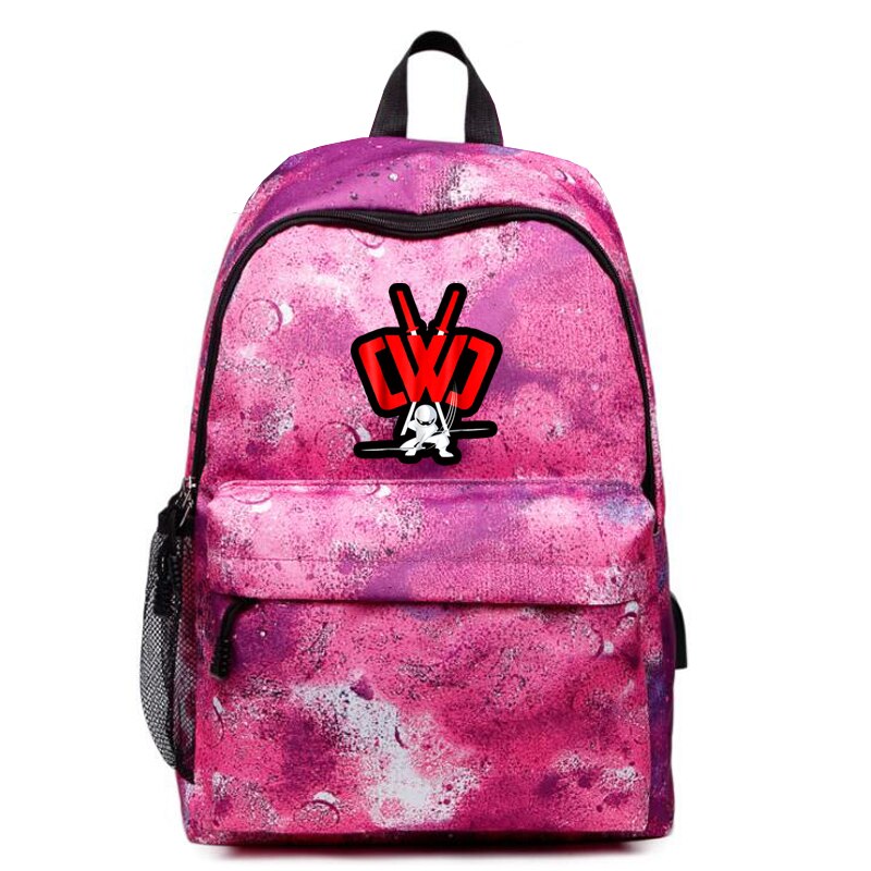 CWC imprimé unisexe galaxie sac à dos extérieur sac à dos étudiant Oxford sac USB charge ordinateur sacs: 5