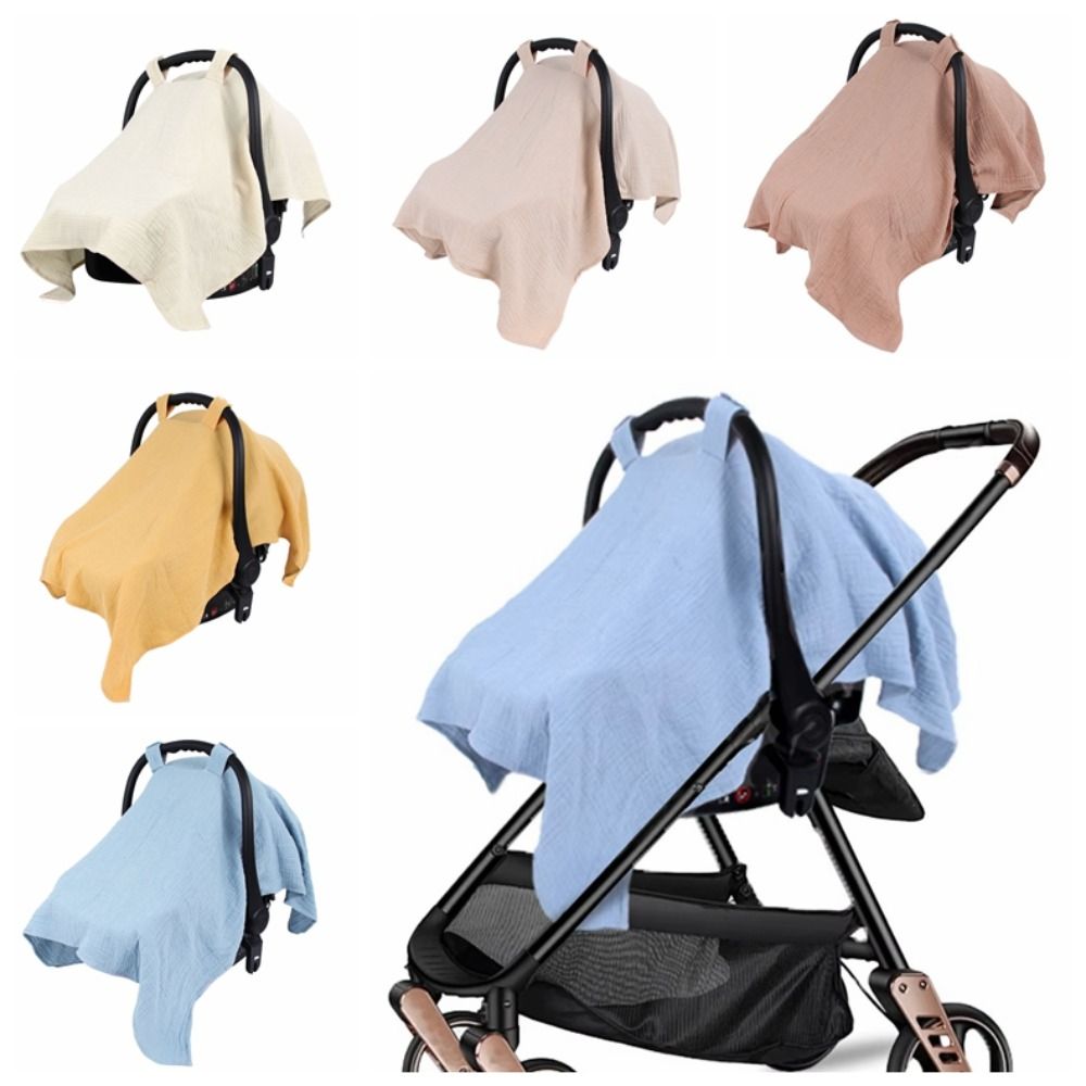 Cotton pram cover, gauze sunshade, baby safety seat cover, pram cover, baby pram accessories, baby basket cover, children