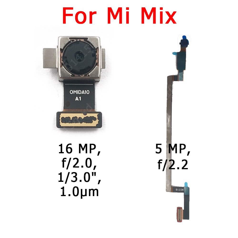 Original Front and Rear Back Camera For Xiaomi Mi Mix 3 Mix3 Main Facing Camera Module Flex Cable Replacement Spare Parts