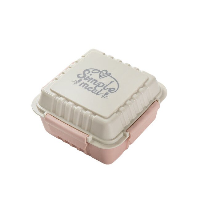 Plastic Lunch Box Food Container Microwave Oven Removable partition Lunch Bento Boxes Lunchbox: 1