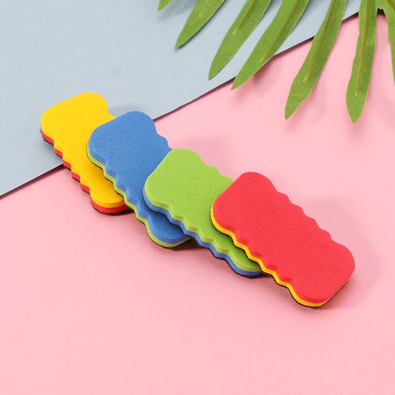Gomma per lavagna bianca colorata 1 PC per materiale scolastico per ufficio Multi colore a secco