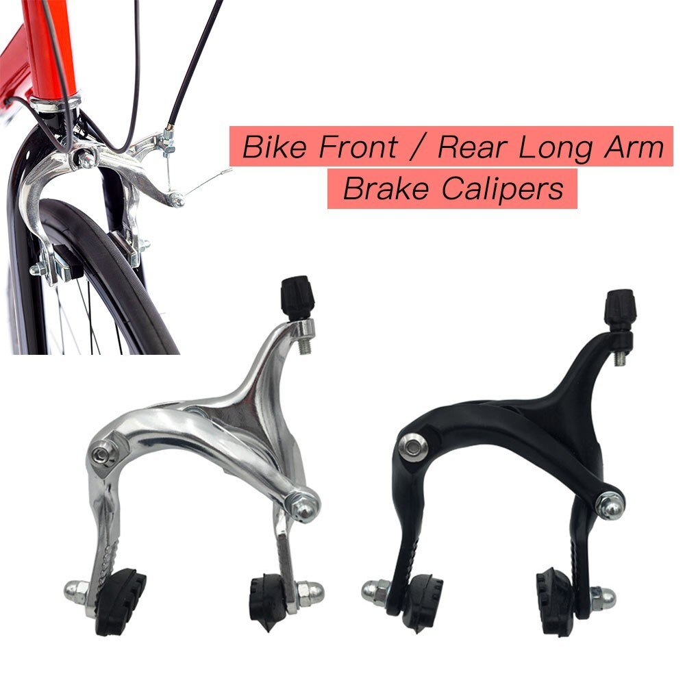 Aluminum Bike U Brake Caliper Front / Rear Long Arm Brake Calipers