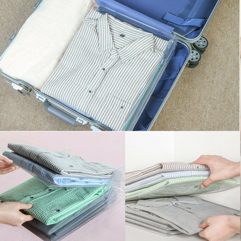 10 Uds. Carpeta de tablero plegable ropa de niño adulto Flip apilador organizador reutilizable tabla para doblar ropa del hogar 34,5X29,5X6,5 cm