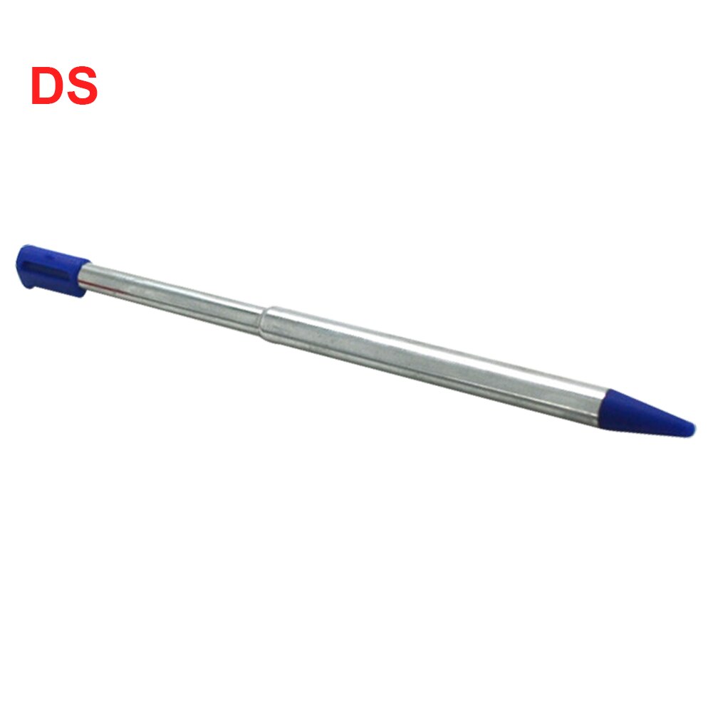 Lápiz óptico duradero portátil asistente pantalla táctil Metal escritura extensible consola de juego práctico para L I DS XL: Blue DS