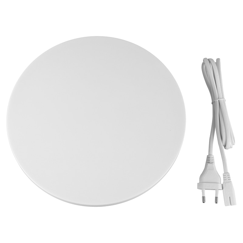 25cm présentoirs rotatifs motorisés électriques, plateau tournant rotatif à 360 degrés, charge maximale 15kg pour la photographie et la vidéo