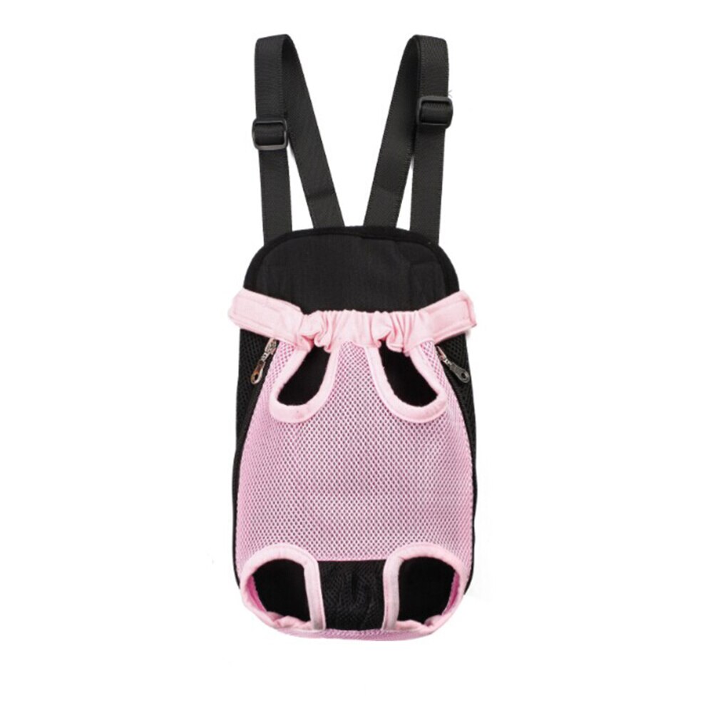Draagbare Pet Dog Carrier Front Pack Borst Pack - Size (Rood): Pink