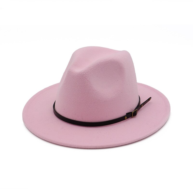 Fedora Hat Women Men Autumn Winter Vintage Felted Jazz Top Hats Ladies Trend Party Wedding Performance Cap Sombreros De Mujer
