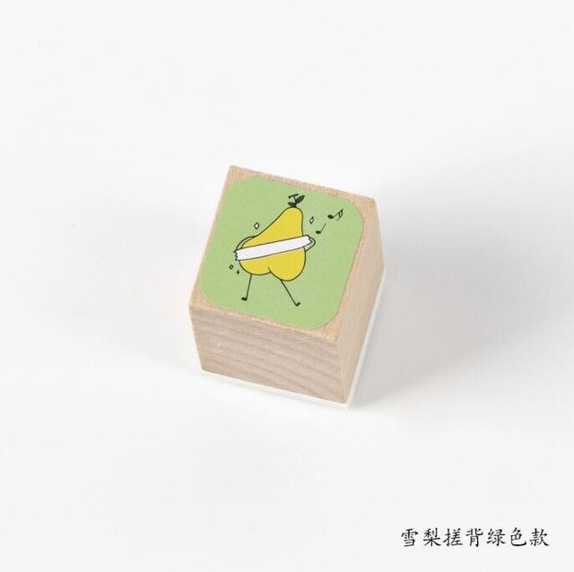 Cute cartoon Fruit series stamp DIY wooden rubber stamps for scrapbooking stationery scrapbooking standard stamp: 10
