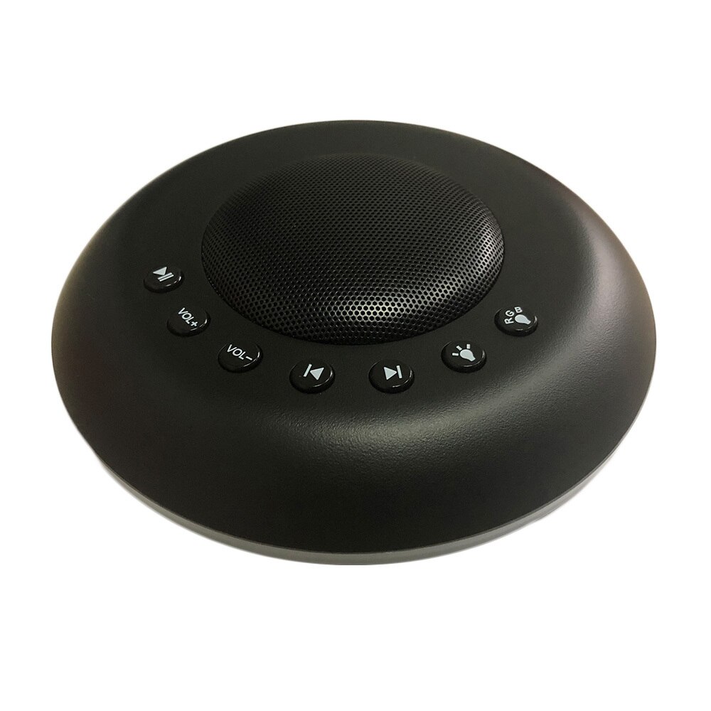 Weiß Lärm Maschine Nachtlicht USB Aufladbare zeitgesteuert Abschaltung Speicher Funktion 20 Beruhigende Geräusche Schlaf Gerät Für Art Erwachsene: Schwarz