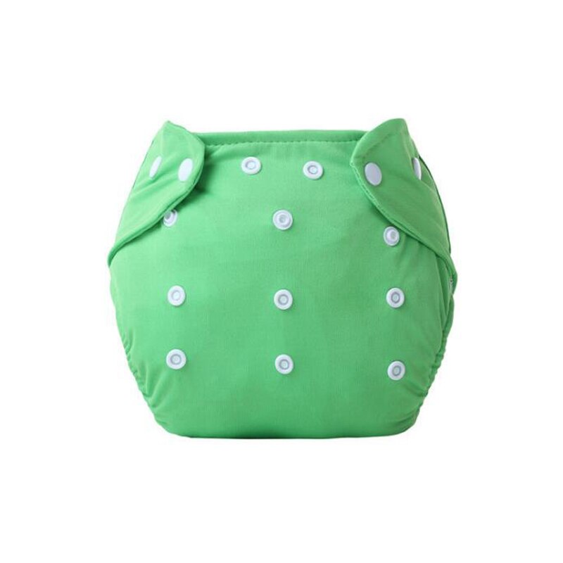 Newborn Washable Reusable Cloth Diapers Modern Adjustable Organic Cotton Soft Diapers All In One For Infants Fabric Diapers: Green Diapers / For Winter