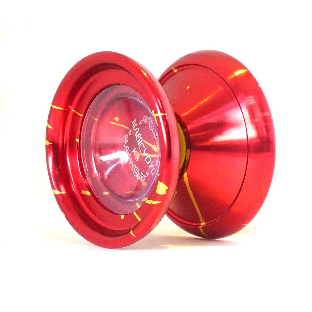 Vendita calda Magic yoyo K8 Leopard YOYO cuscinetto in metallo giocattoli yoyo professionali puntelli speciali diabolo giocoleria