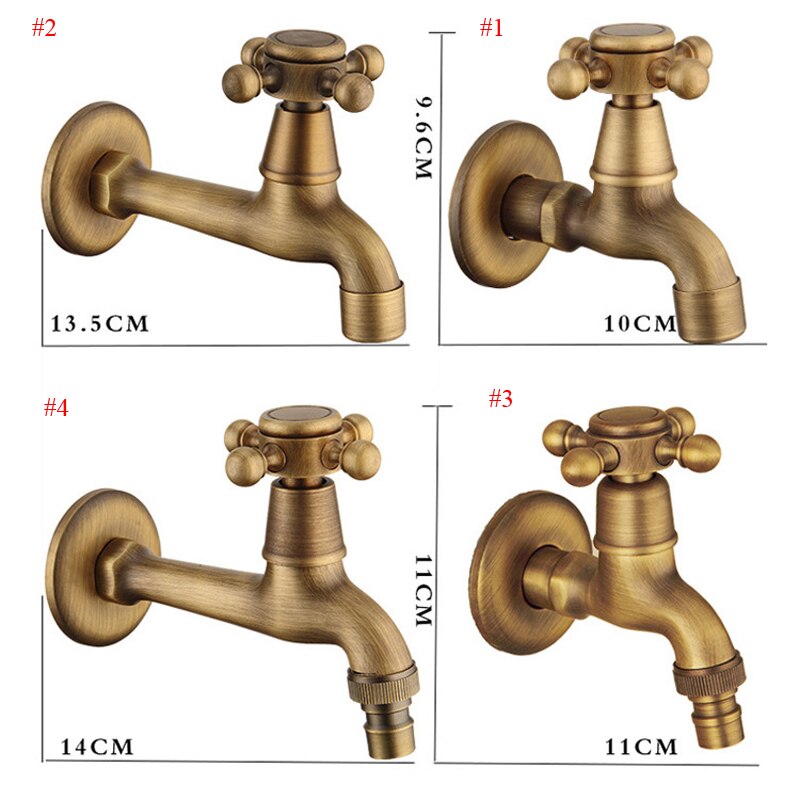 Pool Tap Wall Mount Bibcock Antique Brass Retro Small Pool ... – Grandado