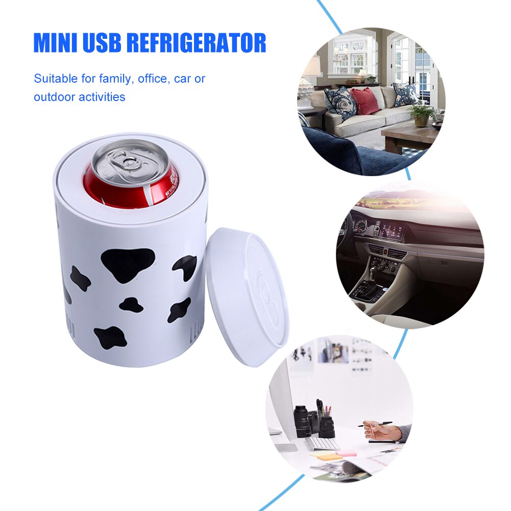 Mini USB Refrigerator Car Office Car Fridge Travel Refrigerator Portable Dual-Use Refrigerator Heat Cooler And Warmer accessory