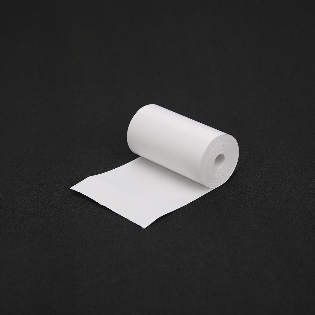 5 rulle / pakke udskrivning mærkatpapir 10m 57*30mm fotopapir til paperang mini pocket fotoprinter ikke klæbende