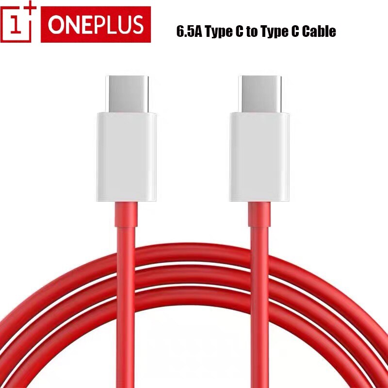 Oneplus – câble USB type-c Original 8T 9 9R, Charge rapide, 6,5 a, 65W, 30W, pour 1 + Nord N10 8 7T Pro