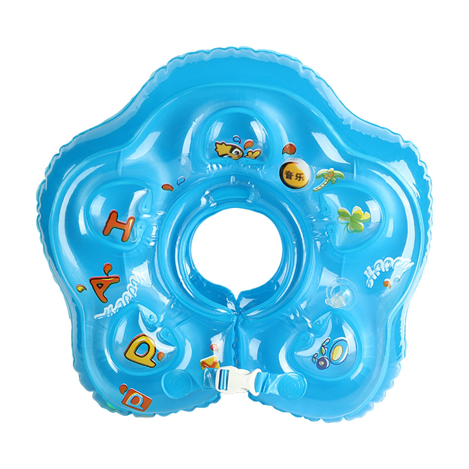 Inflatable Swimming Baby Accessories Neck Ring Float Soft Bathtub Ring Toy For Toddler Float Circle