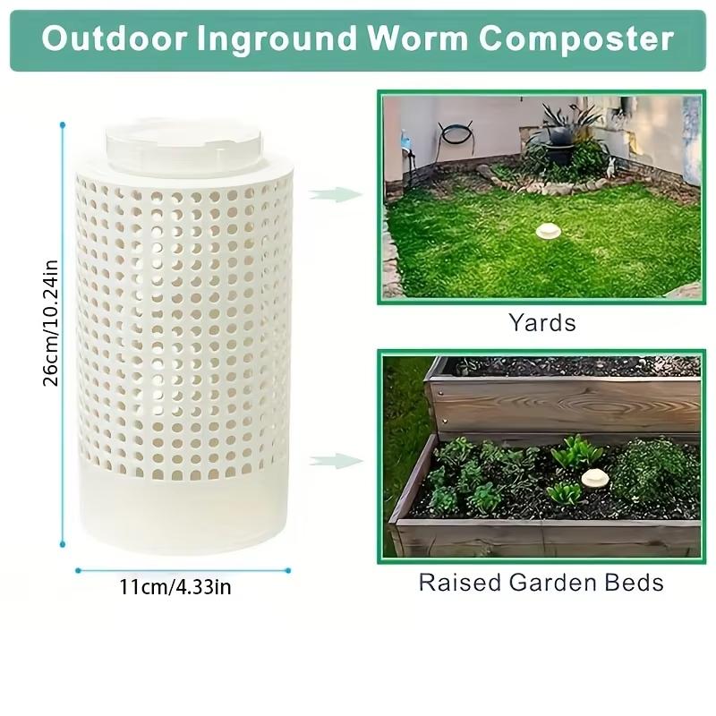Outdoor Compost Bin Worm Composting Bin Worm Farm Compost Bin Kit for Raised Garden Beds at Home Farm Flower Pots Compost Bin