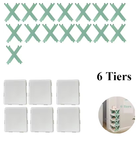 Schoenenrekken Opbergorganisator Afneembare schoenenrekken Bespaart familiehuishoudrek Meerlaags eenvoudige schoenenplank Kleurkast: Mixed Color