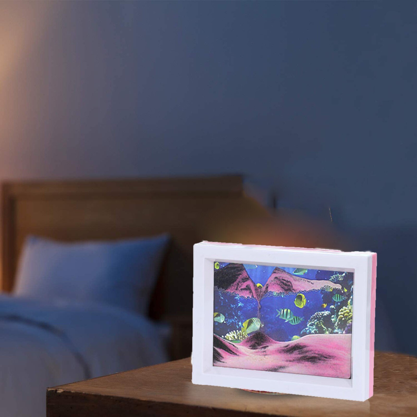 4 #100Ml Zandloper Bewegende Zand Art Liquid Vloeiende Zand Art Landschap Zand Foto Desktop Frame Decoratie Quicksand Schilderen