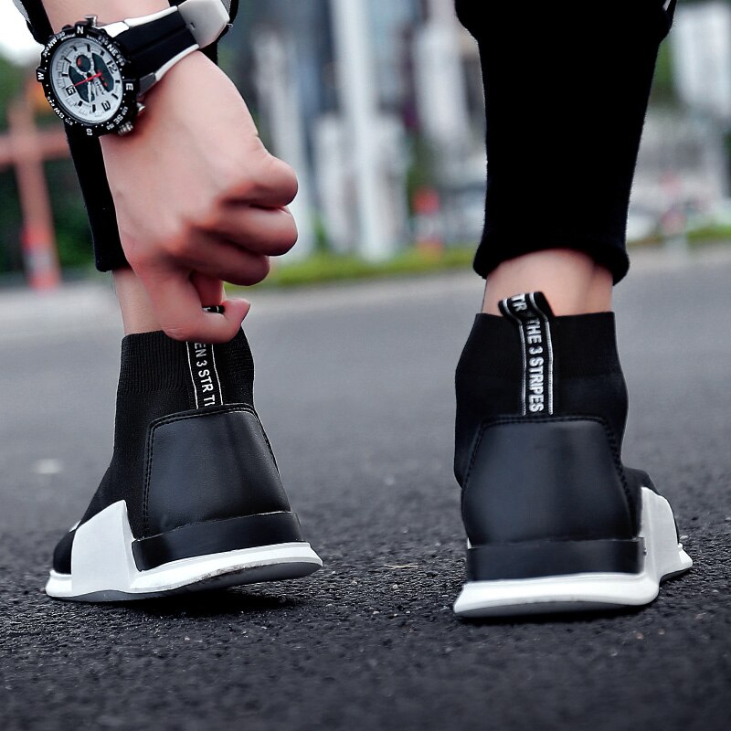 Mannen Sok Schoenen Lopen Sneakers Mesh Schoenen Fitness Sok-Achtige Sapato Masculino Mannelijke Sneakers Tenis Casual Volwassenen Trainers