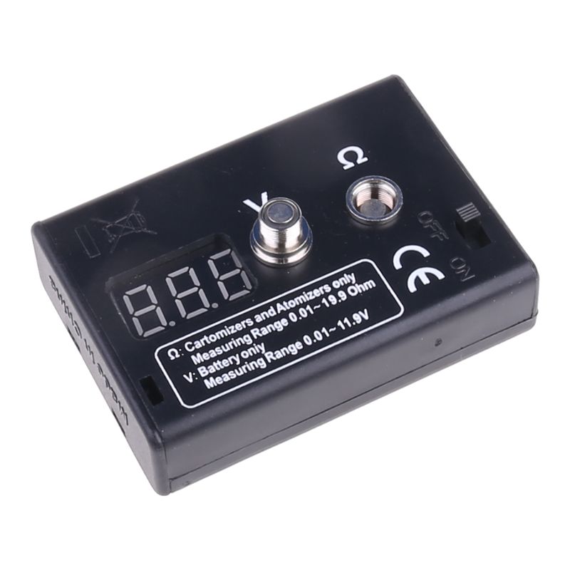 Digital LED Ohm Meter Resistance Reader Voltage Tester L4MB