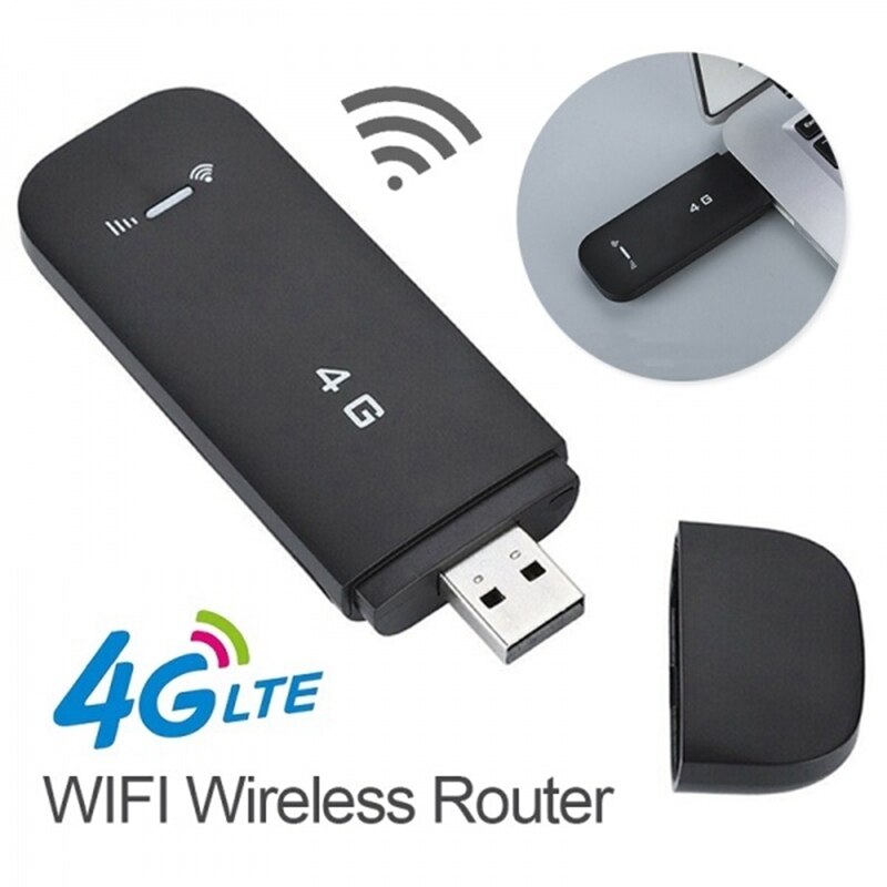 4G Lte Usb Modem Netwerk Adapter Draadloze Usb 150Mbps Netwerkkaart Met Wifi Hotspot Sim-kaart Amerikaanse Editie