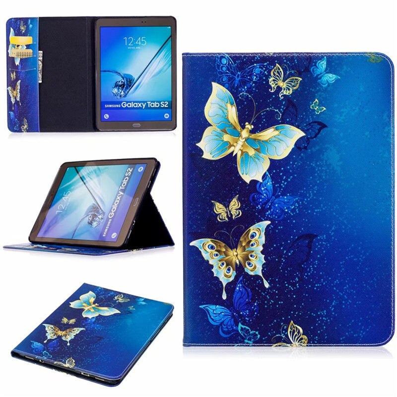 Tablet Case for Samsung Galaxy Tab S2 9.7" - PU Leather Flip Stand Cover with Auto Sleep/Wake: 15