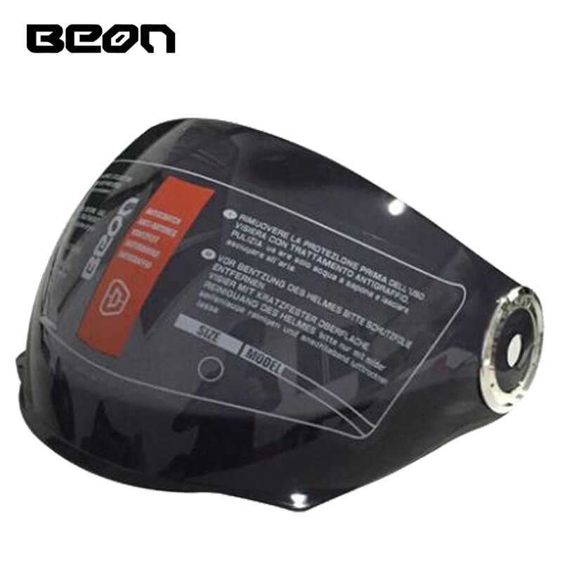 BEON 110b b-108 b-110B Visor Sun Shield open face Helmet visor Motorcycle Helmet Motorbike Helmet Replacement Lens Suitable: Long black