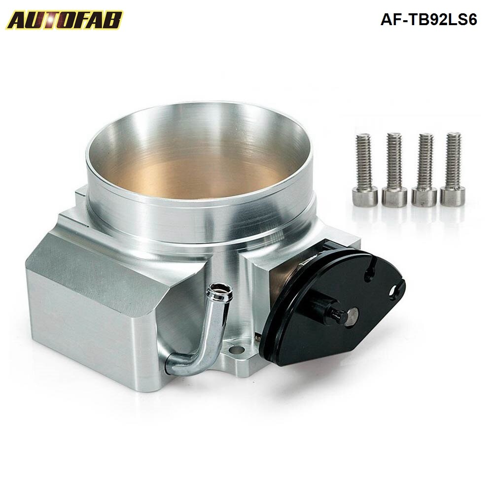 Aluminum UpgradeThrottle Body 92MM for GM GEN III LS1 LS2 LS6 LS3 LS LS7 SX LS Intake Manifold AF-TB92LS6