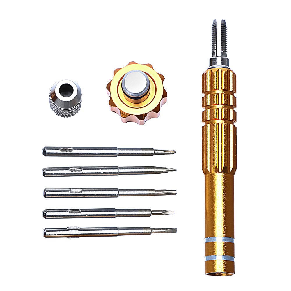 DIYWORK Cell Phone Opening Tools Set 5 in 1 Mobile Phone Repair Tool Kit Screwdrivers Pen Style DIY Mobile Phone Accessories