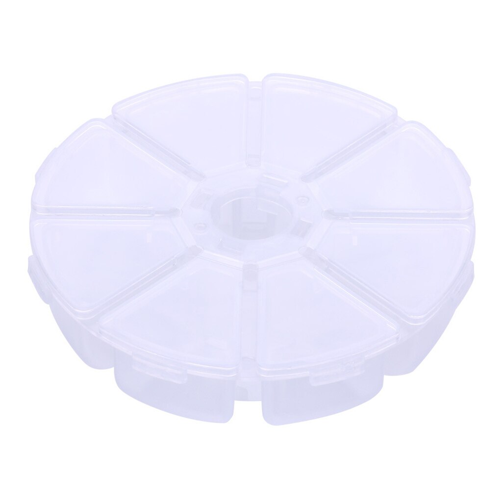 elenxs 8/10/15 Grid Fishing Clear Storage Box Transparent Fish Hook Organizer Plastic Jewelry Container: NO.1