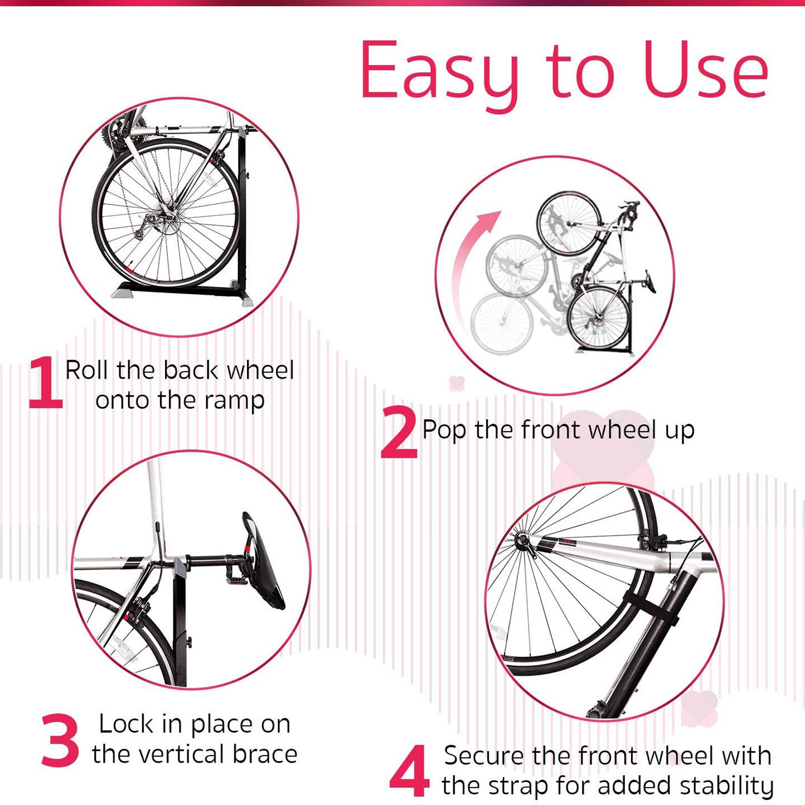 40# Universal Bicycle Stand Portable Stationary Space-saving Rack Adjustable Fold Bike Rack Holder Storage Bicycle Repair Stand