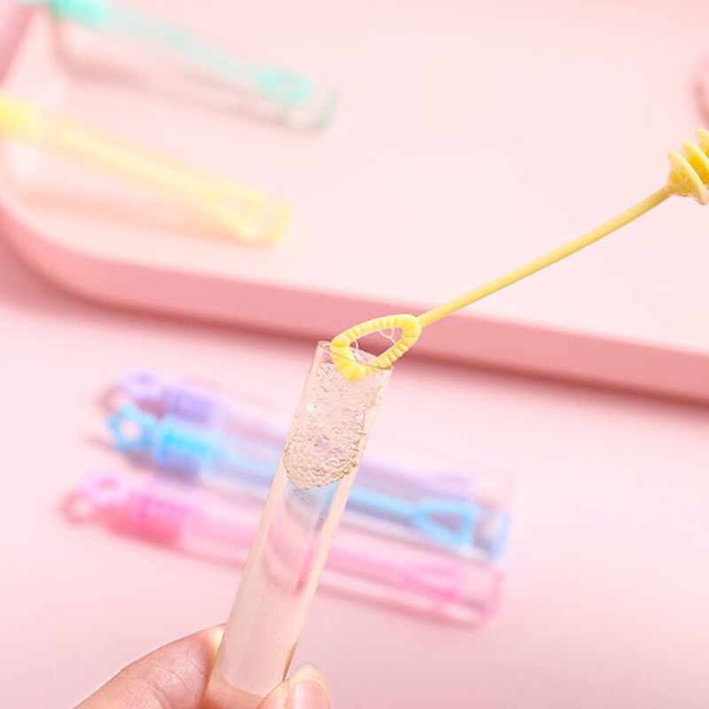 gwiazda serce puste butelki na bańki mydlane ślub dekoracja urodzinowa zabawki dla dzieci bąbelki ekspres kolor losowo