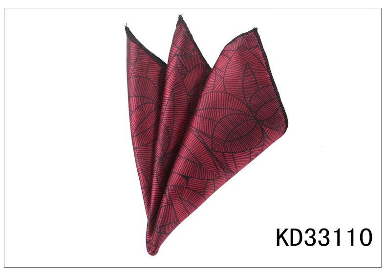 Pochette carrée de fleurs pour hommes femmes | Costume de mouchoirs en mousseline de soie imprimés Hanky pour hommes mouchoirs carrés serviettes foulards pour dames: KD33110