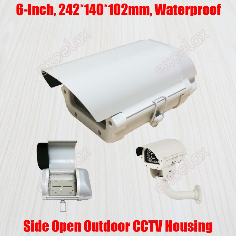 2PCS/Lot 97x72mm Transparent Front Single Glass Dual-Glass for Side Open CCTV Camera Housing Enclosure
