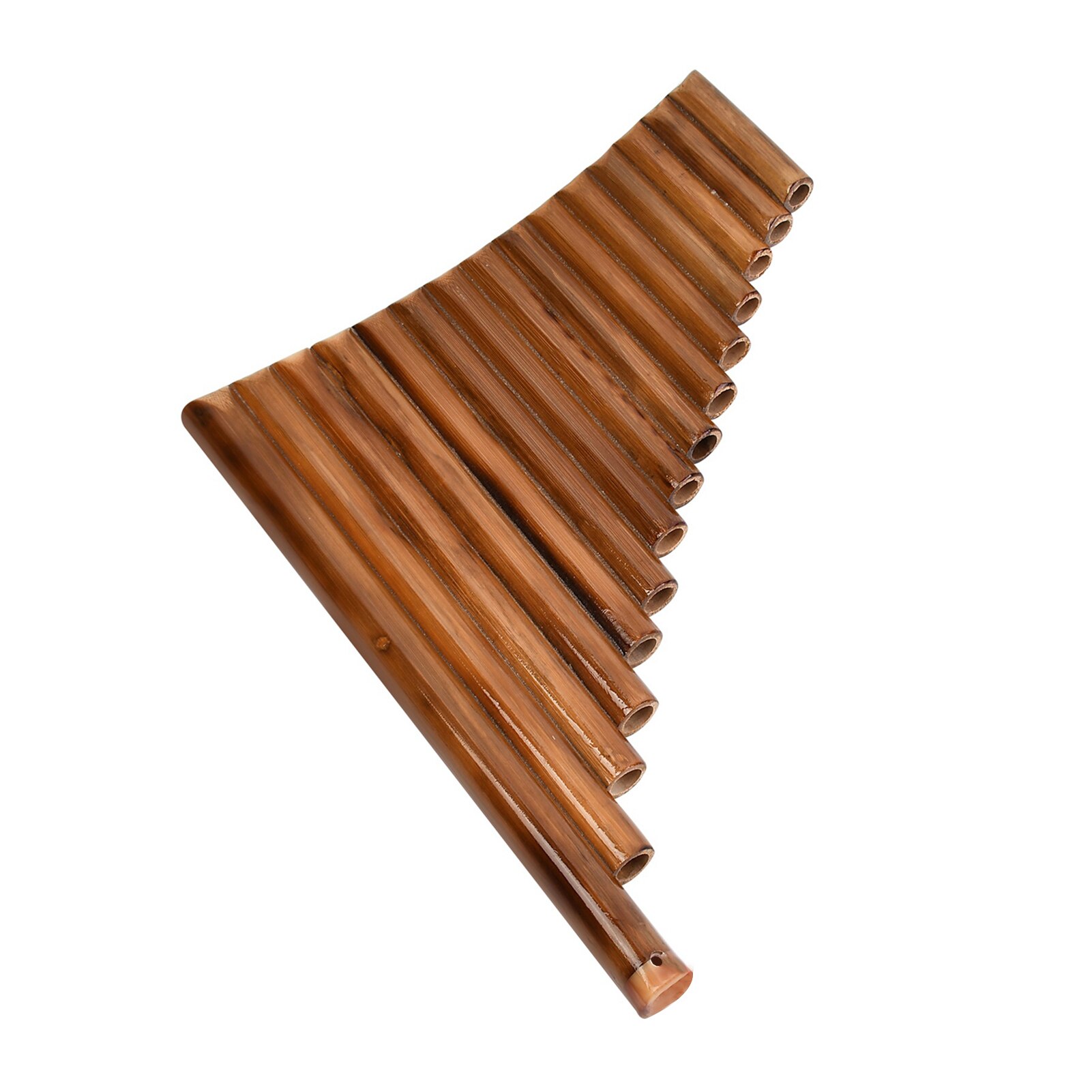 15 rohre G Schlüssel Pfanne Flöte Satz Volk Instrument Natürliche Bambus Wind Instrument Bambus Panflöte &Ampere; Tasche &Ampere; Reinigung Stock tuch