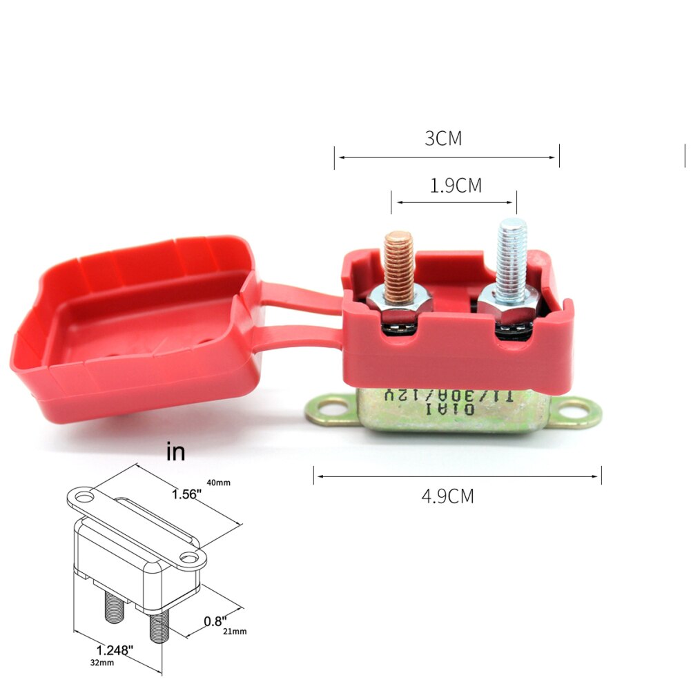 30/40/50A DC12V Car Electrical Control Automatic Fuse Reset Circuit Breaker