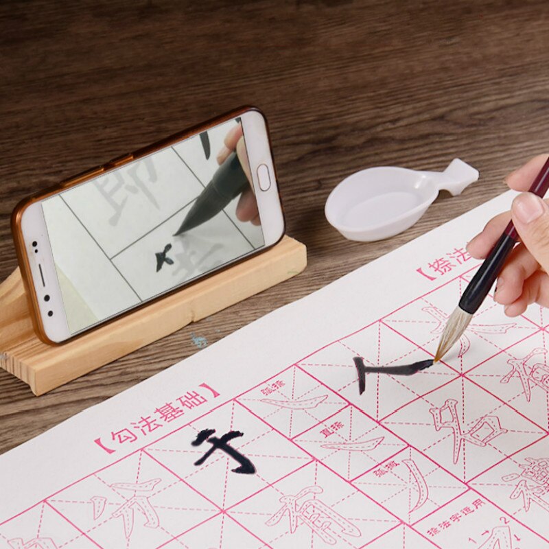 Chinese Calligraphy Water Writing Cloth Set Chinese Calligraphy Water Writing Cloth Brush Copybook Magic Water Writing Cloth