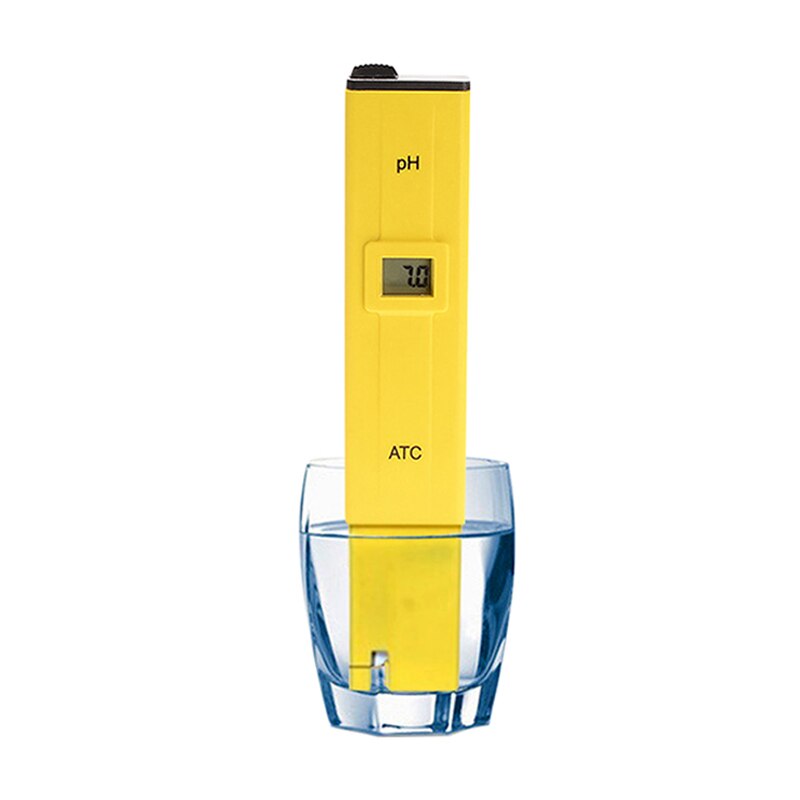 Portable Digital PH Meter Accuracy 0.1 or 0.01-14.0 PH Tester ATC Water PH Monitor for Aquarium Pool Lab PH Test Pen