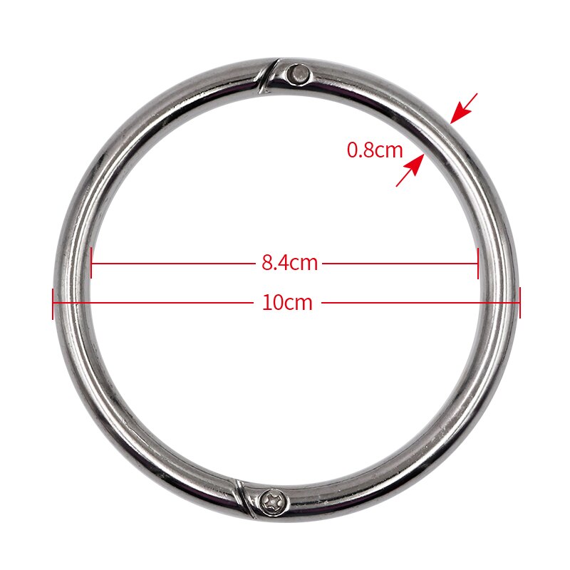 1 sztuk bydła kolczyk w nosie bydła trakcji pierścień duży okrąg ze stali nierdzewnej byk krowa bydło kolczyk w nosie hodowli akcesoria
